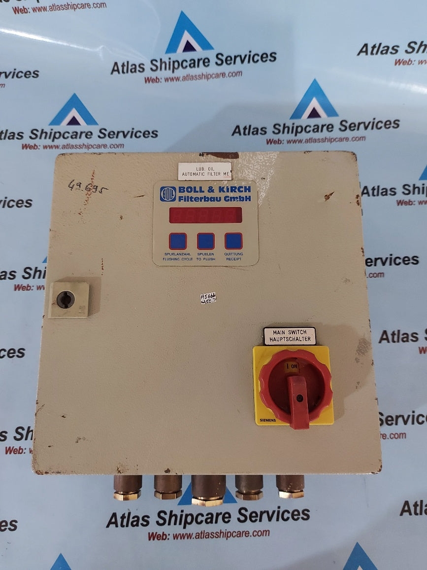 Boll & Kirch Lub, Oil Automatic Filter Controller